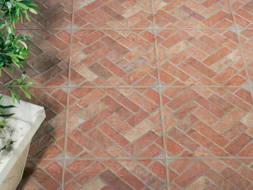 تصویر 1 از سرامیک پرسلان حیاطی مناسب فضای بیرونی